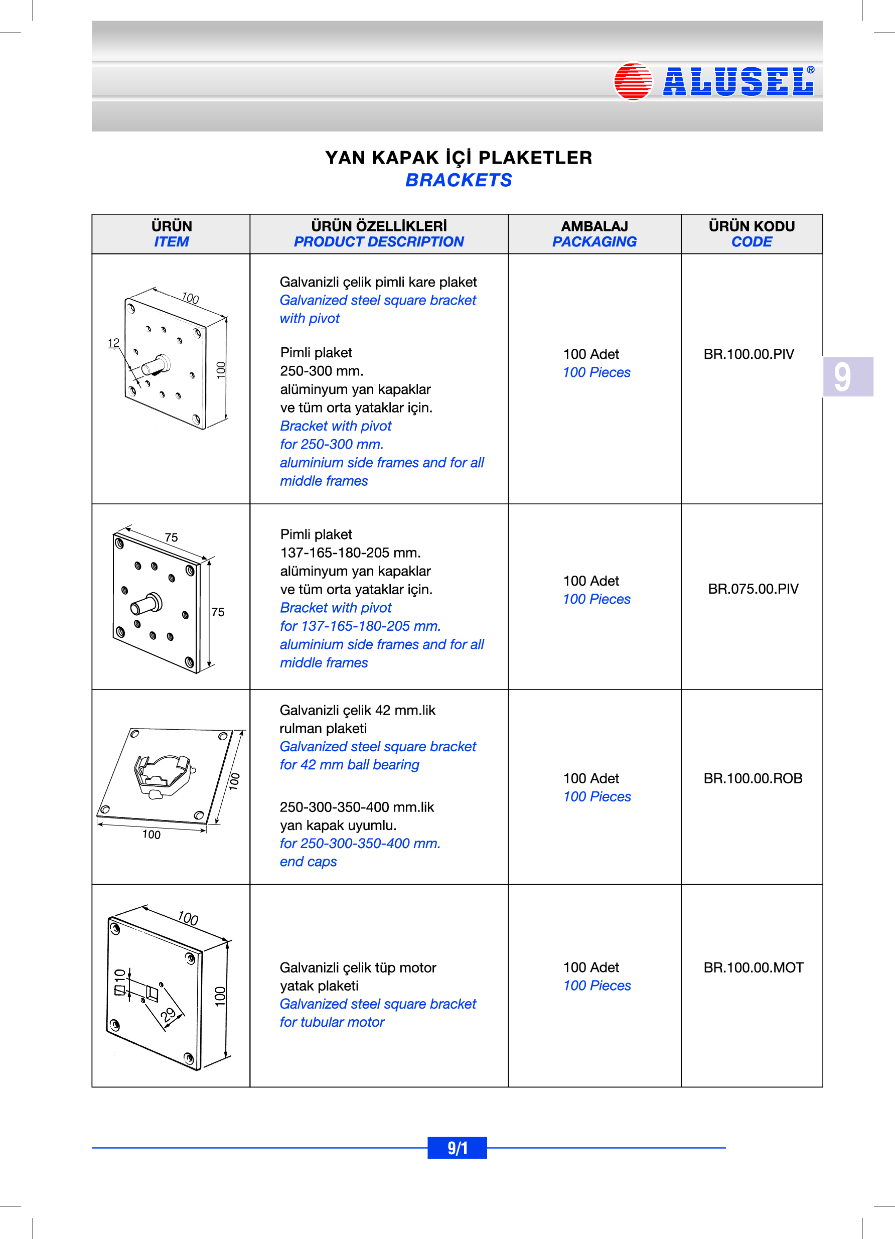 Alusel Dıştan Takma Sistem Panjur 5